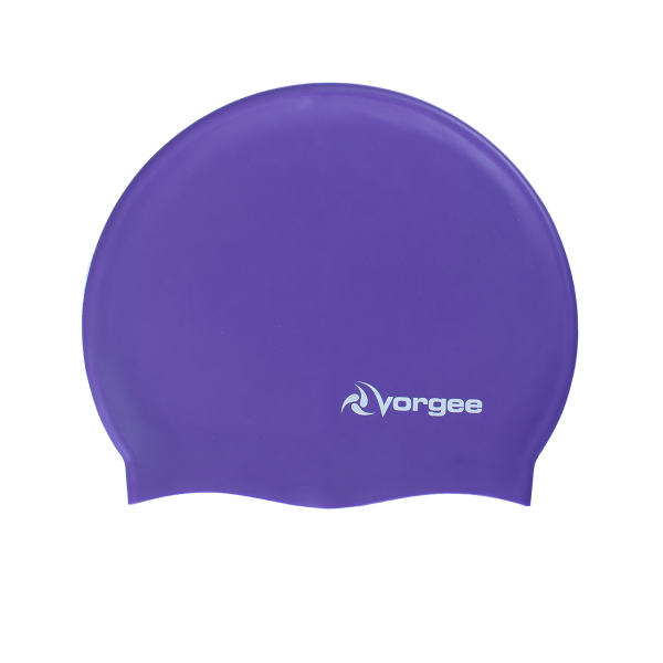 Vorgee Miss Glamour Light Purple Pattern Silicone Cap New Sealed Swimming Swim 